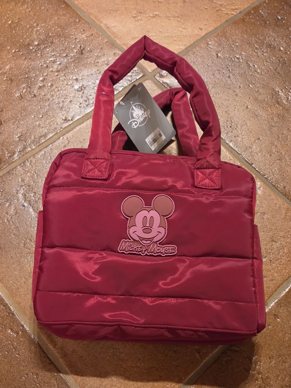 Disney Store Exclusive Mickey Mouse Quilted Satchel